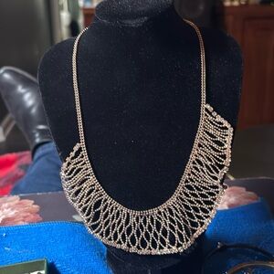 Beautiful, sparkly bib necklace